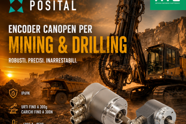 Encoder CANopen per Mining & Drilling: robustezza senza compromessi