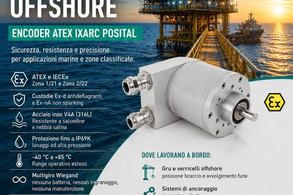 Encoder ATEX per ambienti offshore